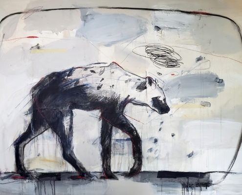 Devil Dog, painting by Carmen Lugo
