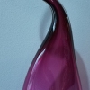 Jerry Spehr glass sculpture entitled "Purple Heron"