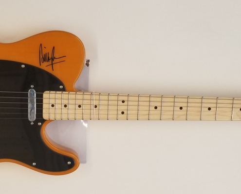 Squier Bullet signed by members of the Rolling Stones