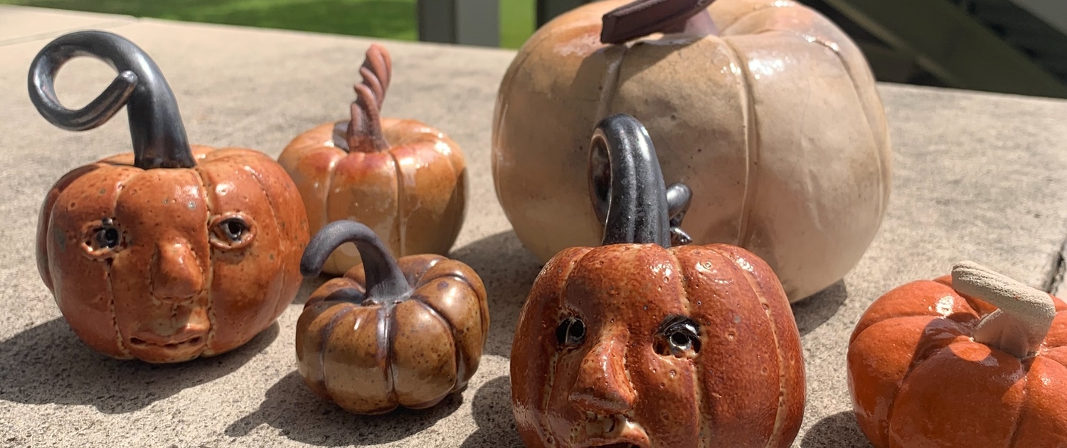 ceramic pumpkins