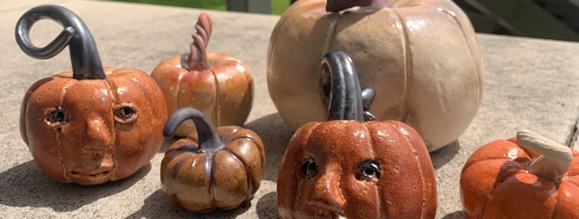 ceramic pumpkins