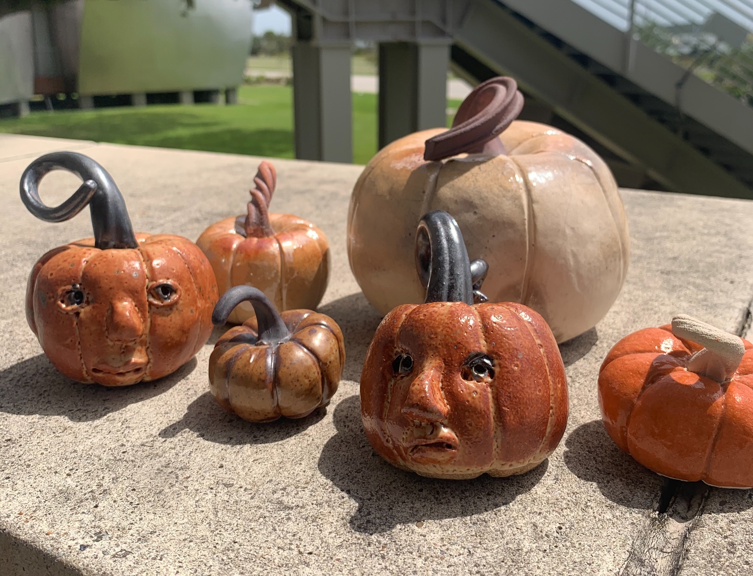 ceramic pumpkins