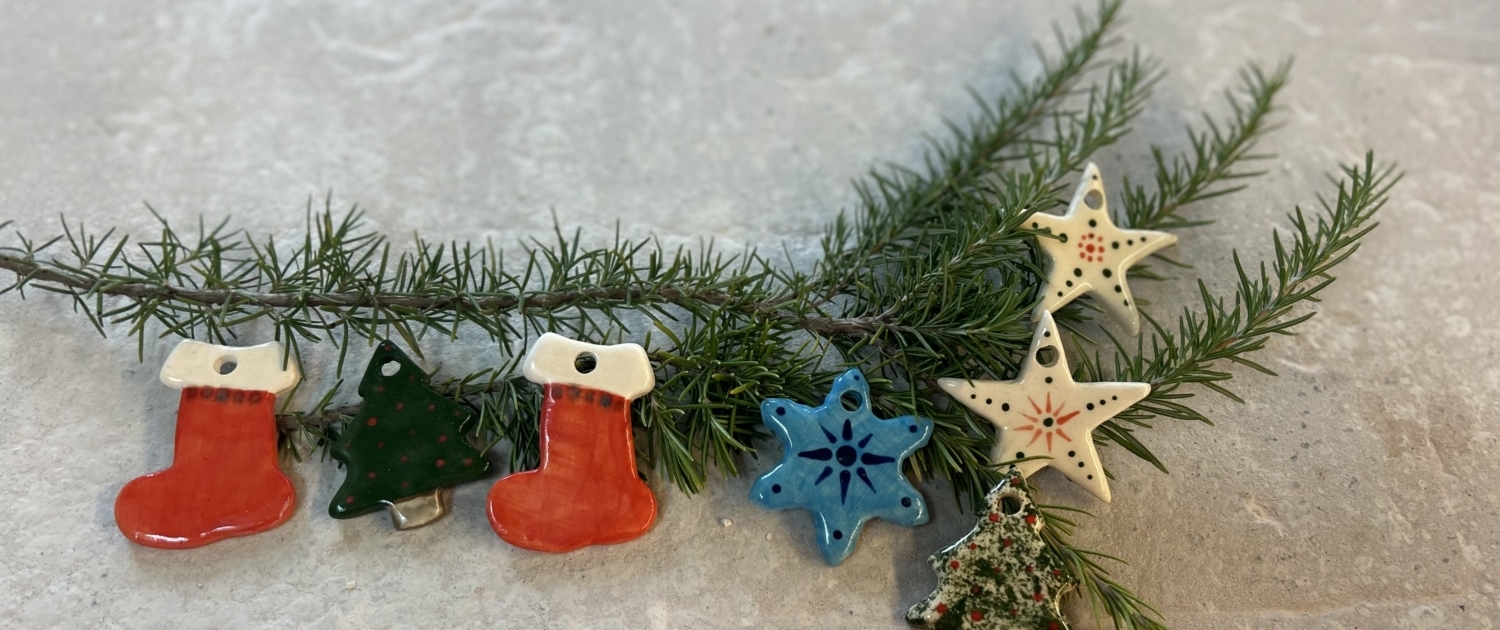 Ceramic Holiday Ornaments