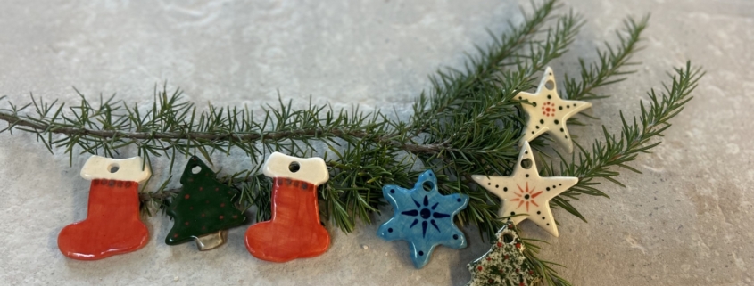 Ceramic Holiday Ornaments