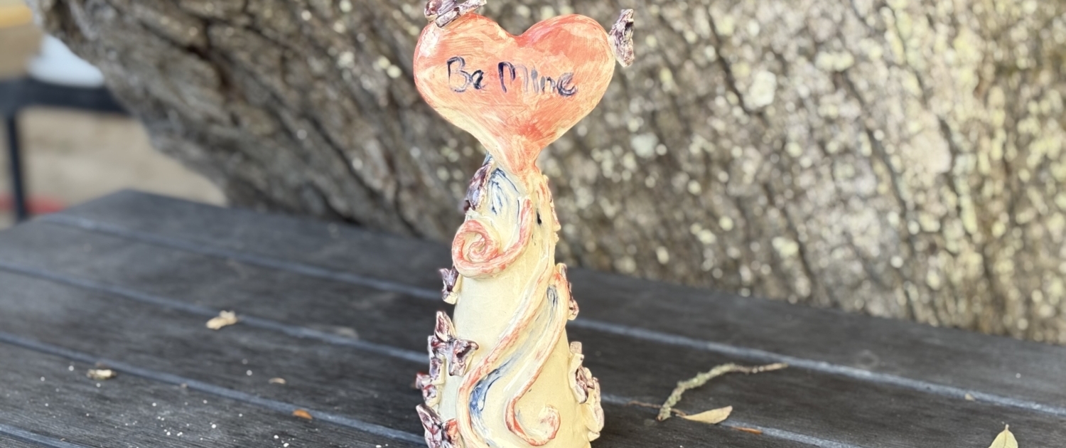 Clay Sculpture Valentine