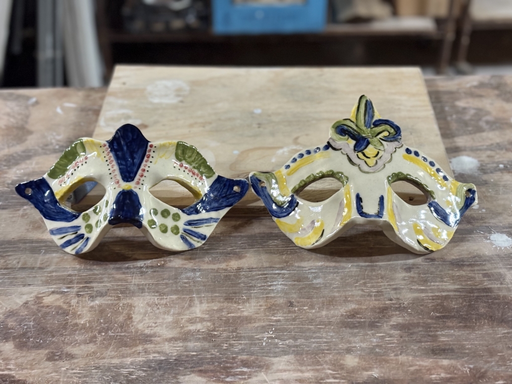 Ceramic Mardi Gras Mask