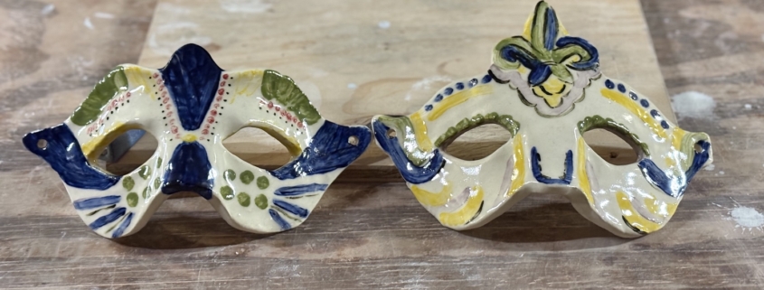 Ceramic Mardi Gras Mask