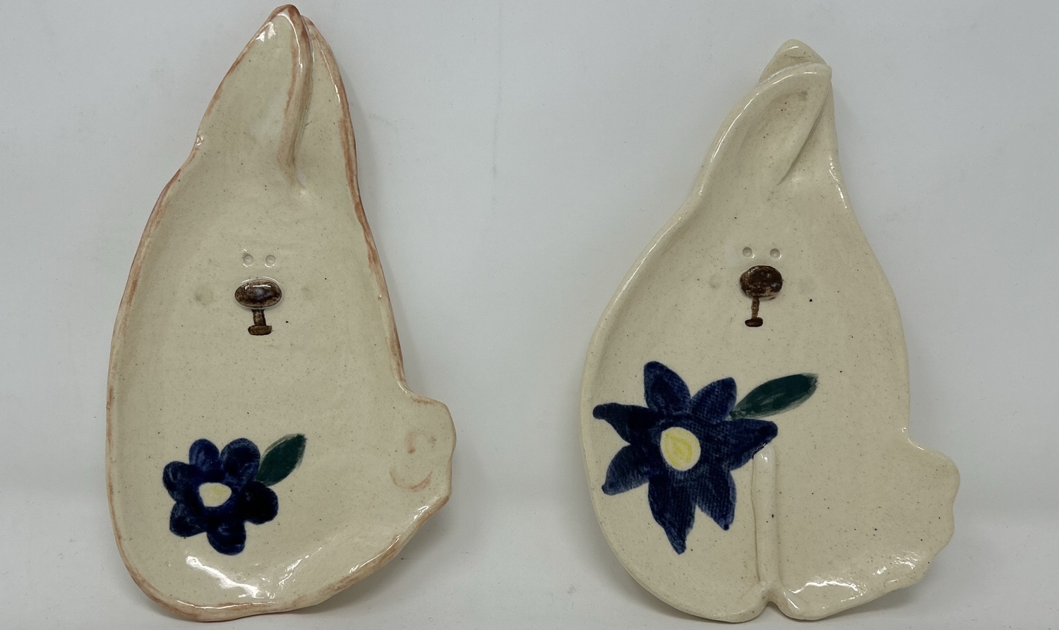 ceramic bunny plate