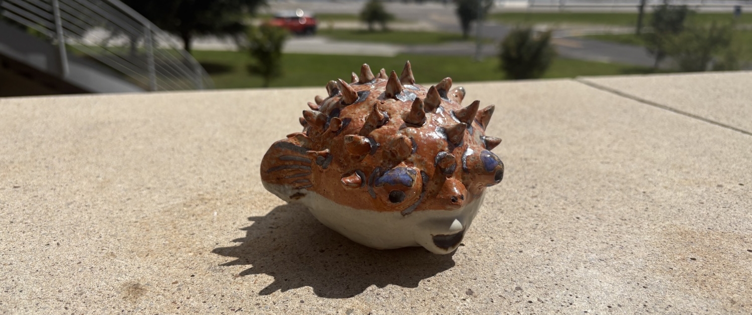 Ceramic Puffer Fish