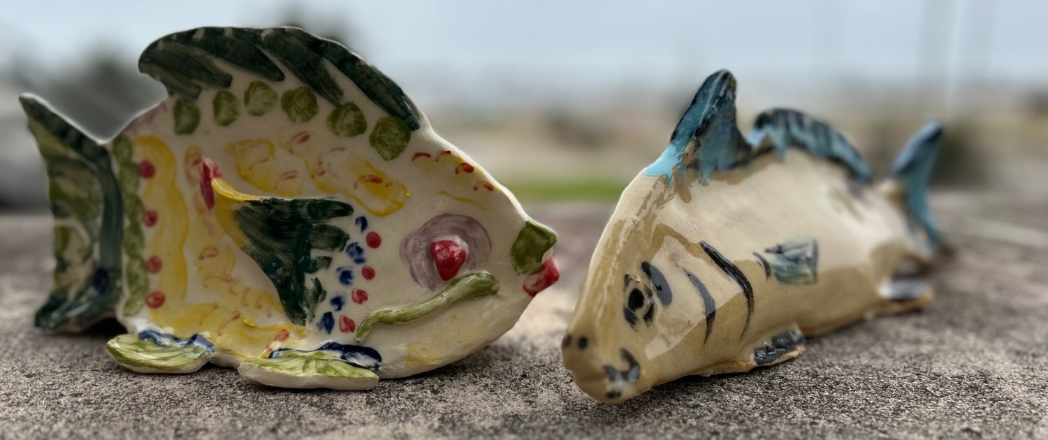Slab Fish Sculpture