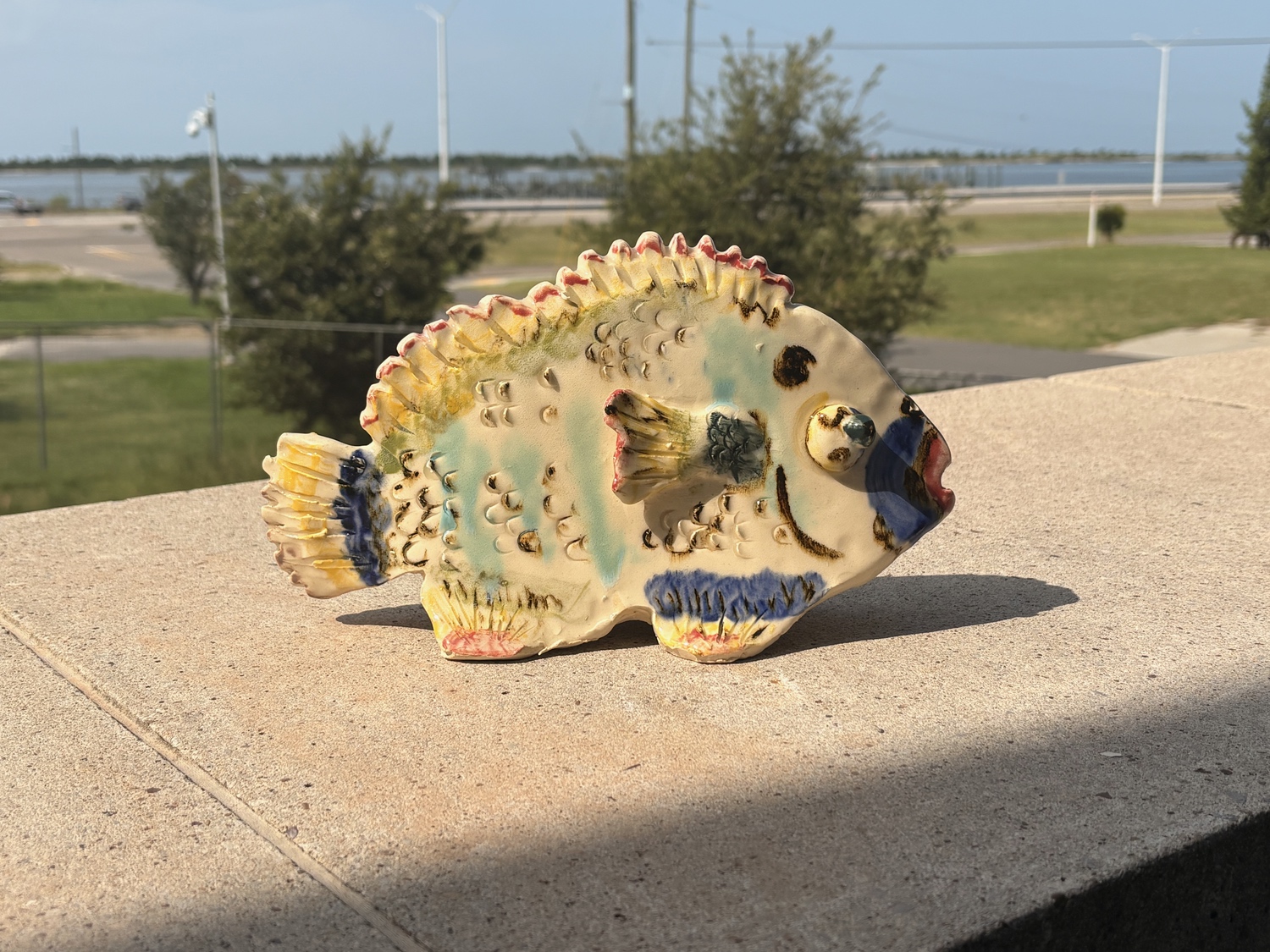 Ceramic Fish Sculpture