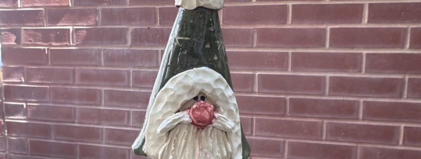 Ceramic Holiday Wind Chime