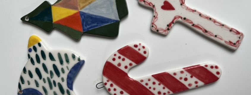 ceramic christmas ornaments