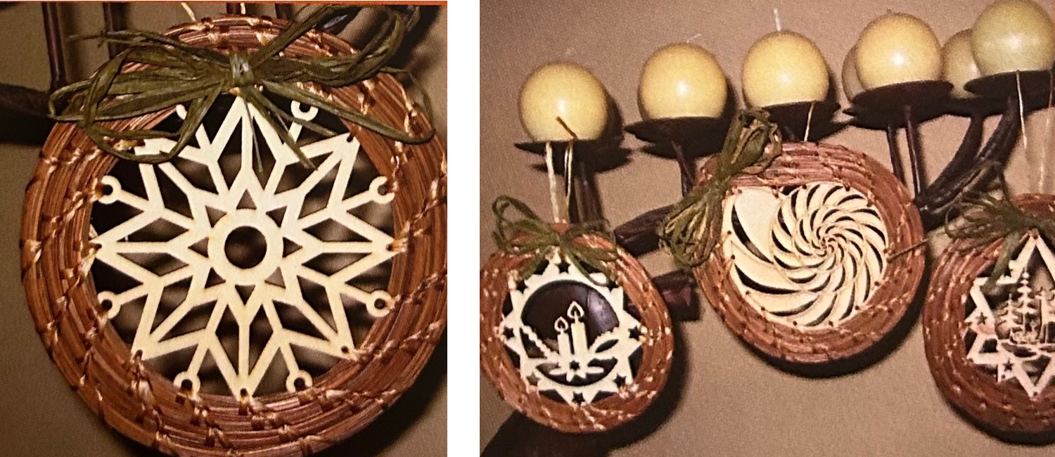 Pine Needle Christmas Ornaments